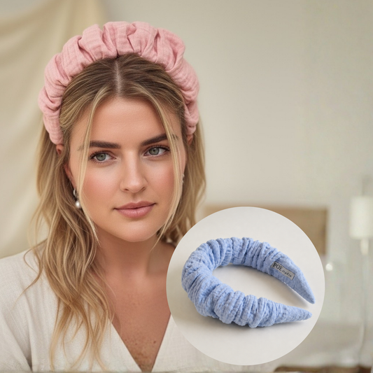 Muslin headband Powder Blue