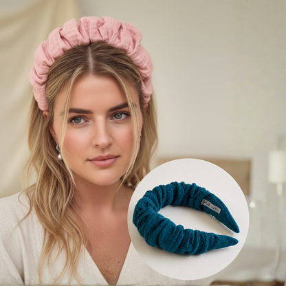Muslin headband Dark Teal