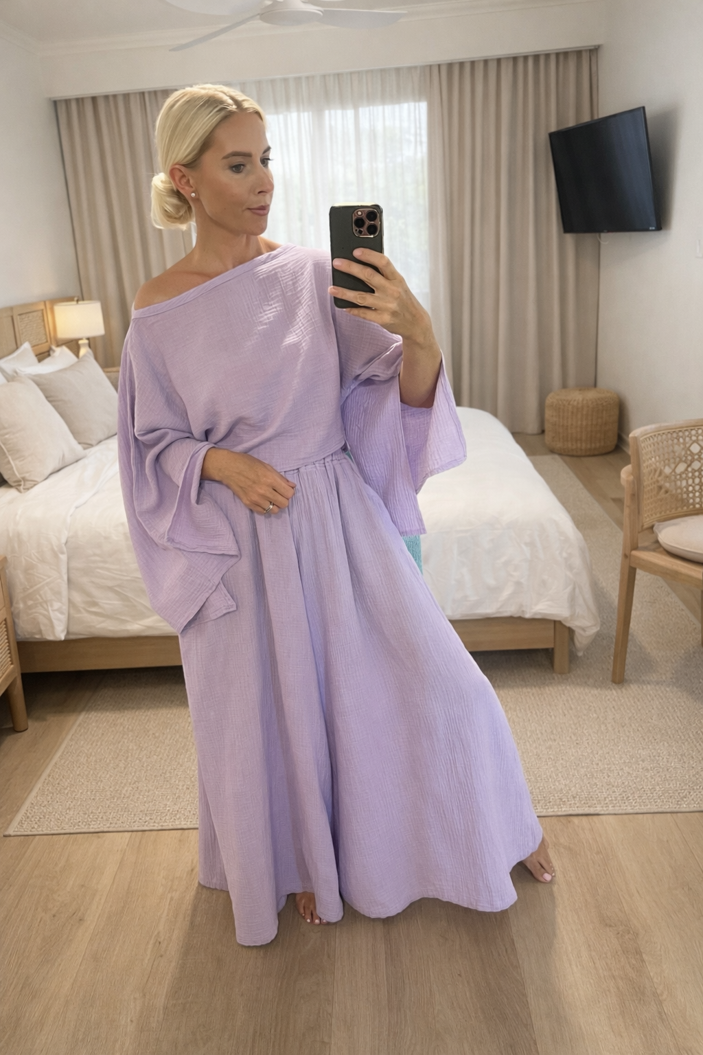 Musliin Flow Set - Lilac