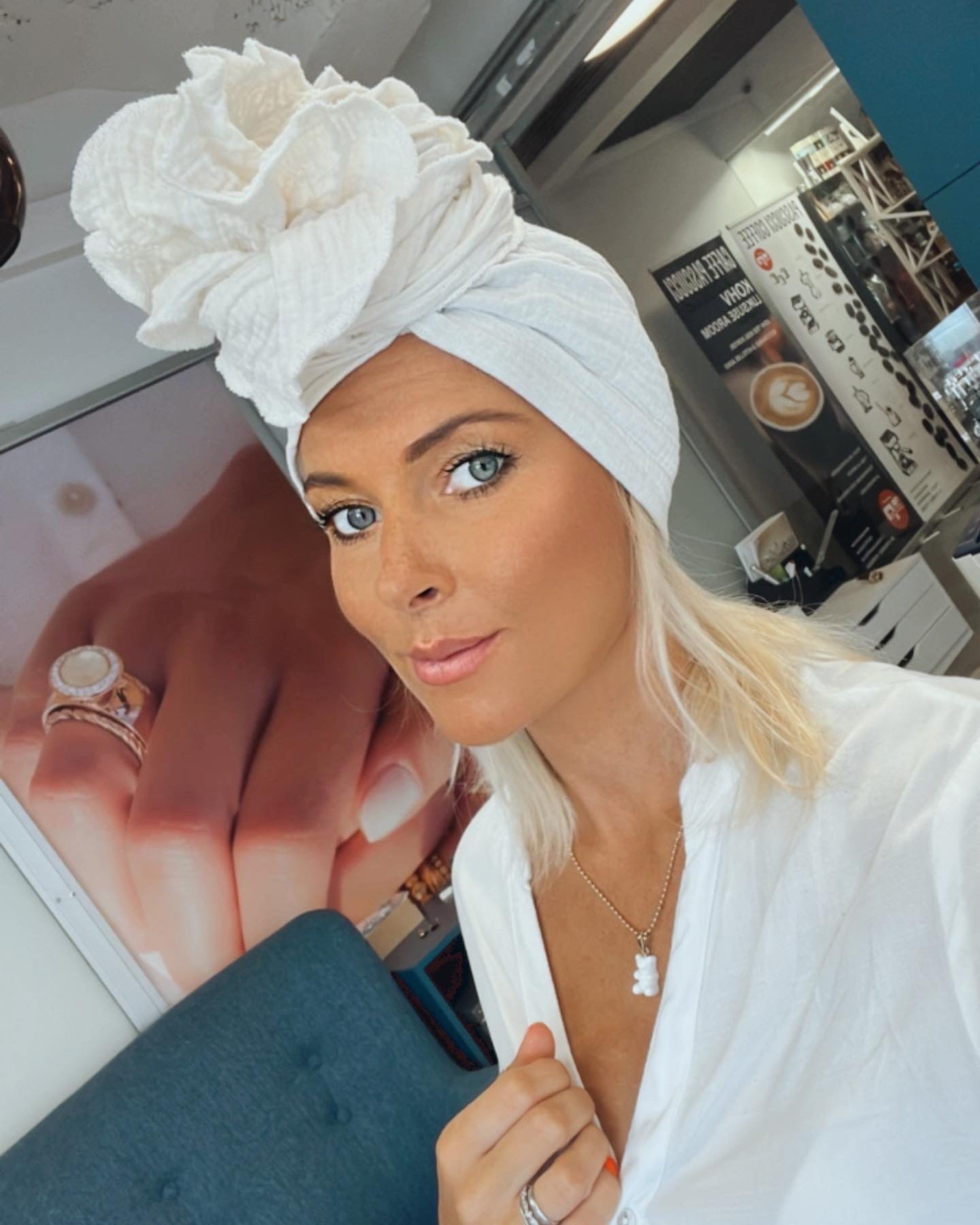 Musliin Turbana White