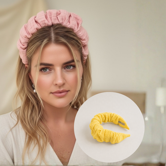 Muslin headband Yellow