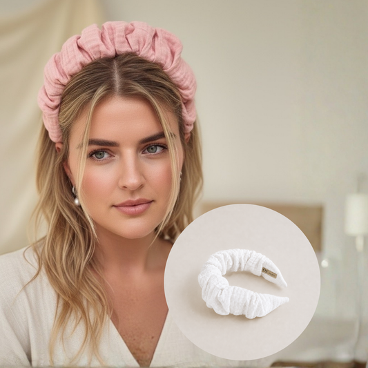Muslin headband White