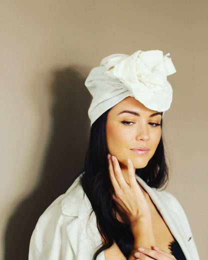 Musliin Turbana White