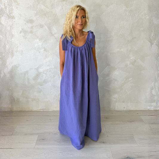 Muslin Travel Dress Lavendel