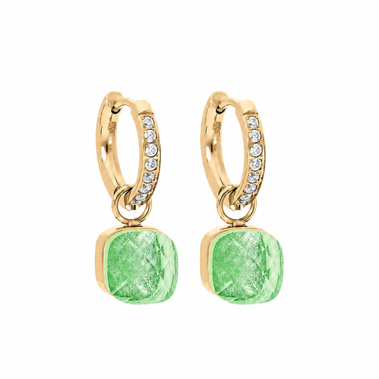 Qudo Firenze Earrings Light Lime