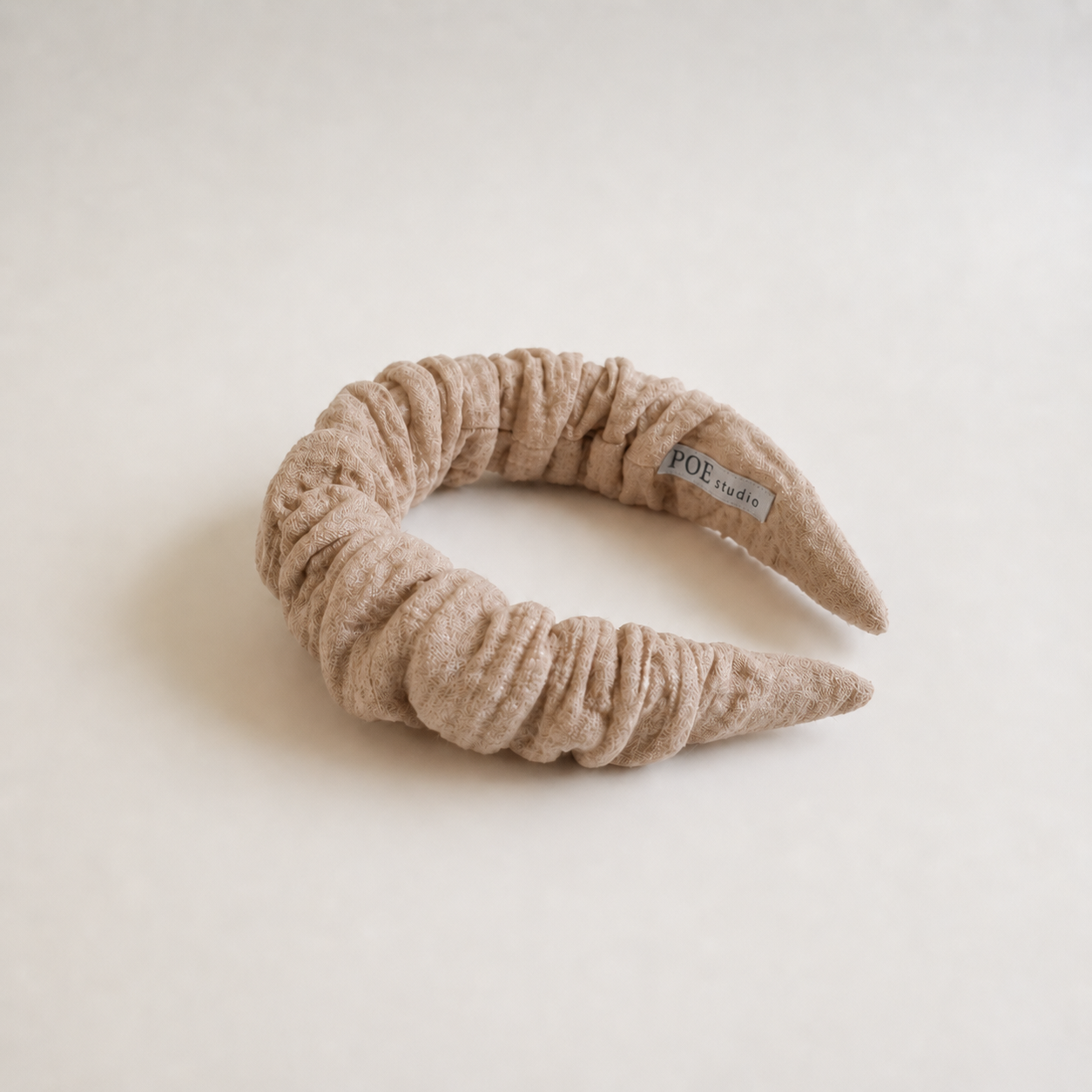 Muslin headband Soft Sand