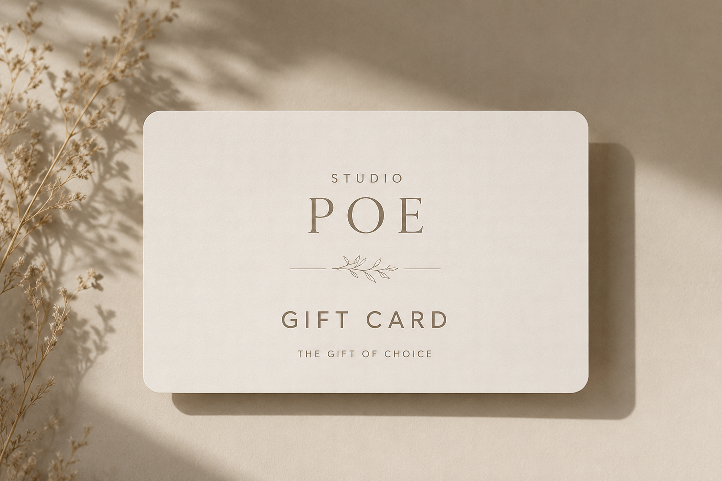 Studio POÈ Gift Card