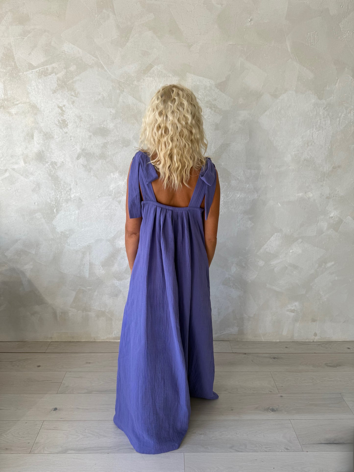 Muslin Travel Dress Lavendel