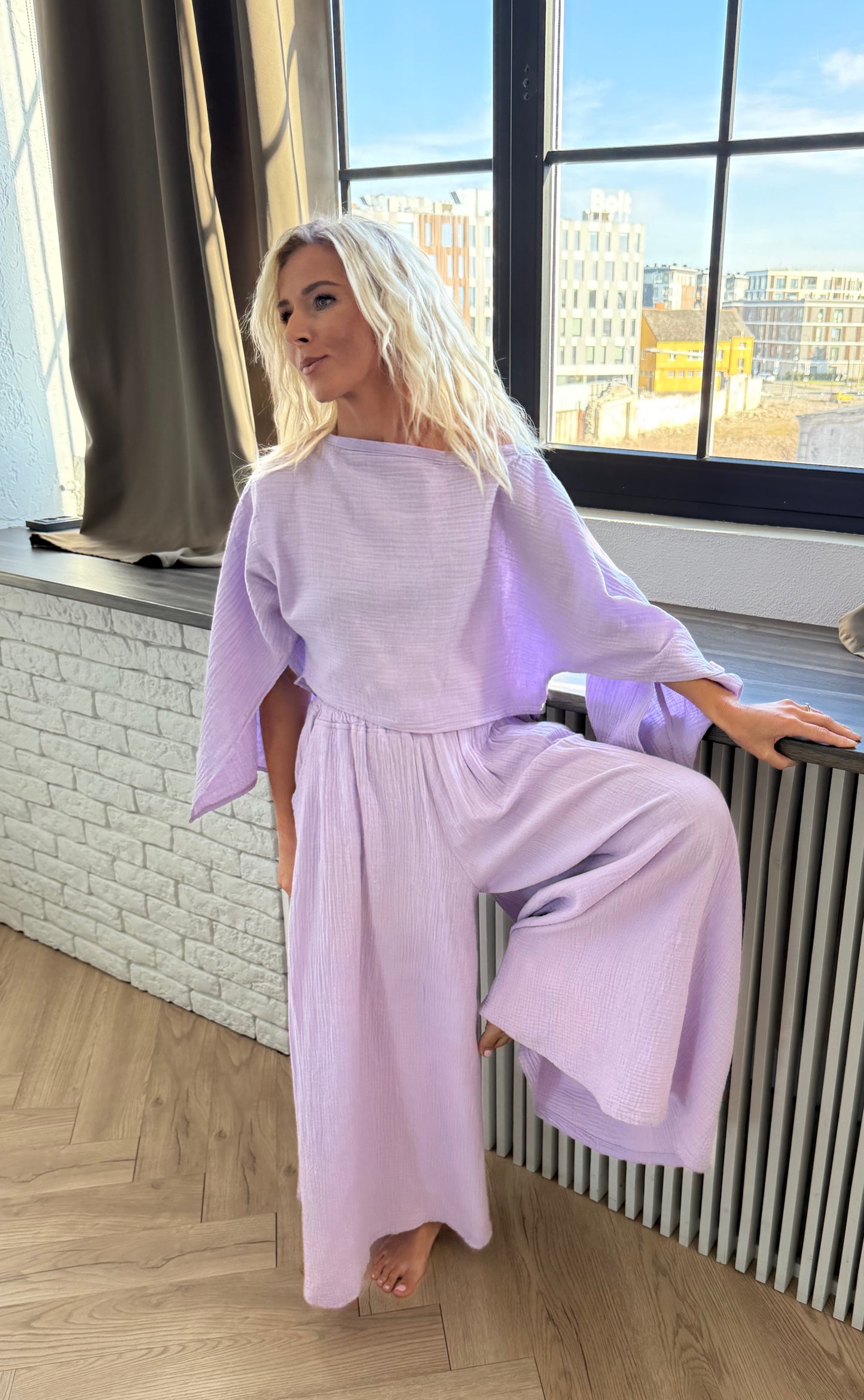 Musliin Flow Set - Lilac