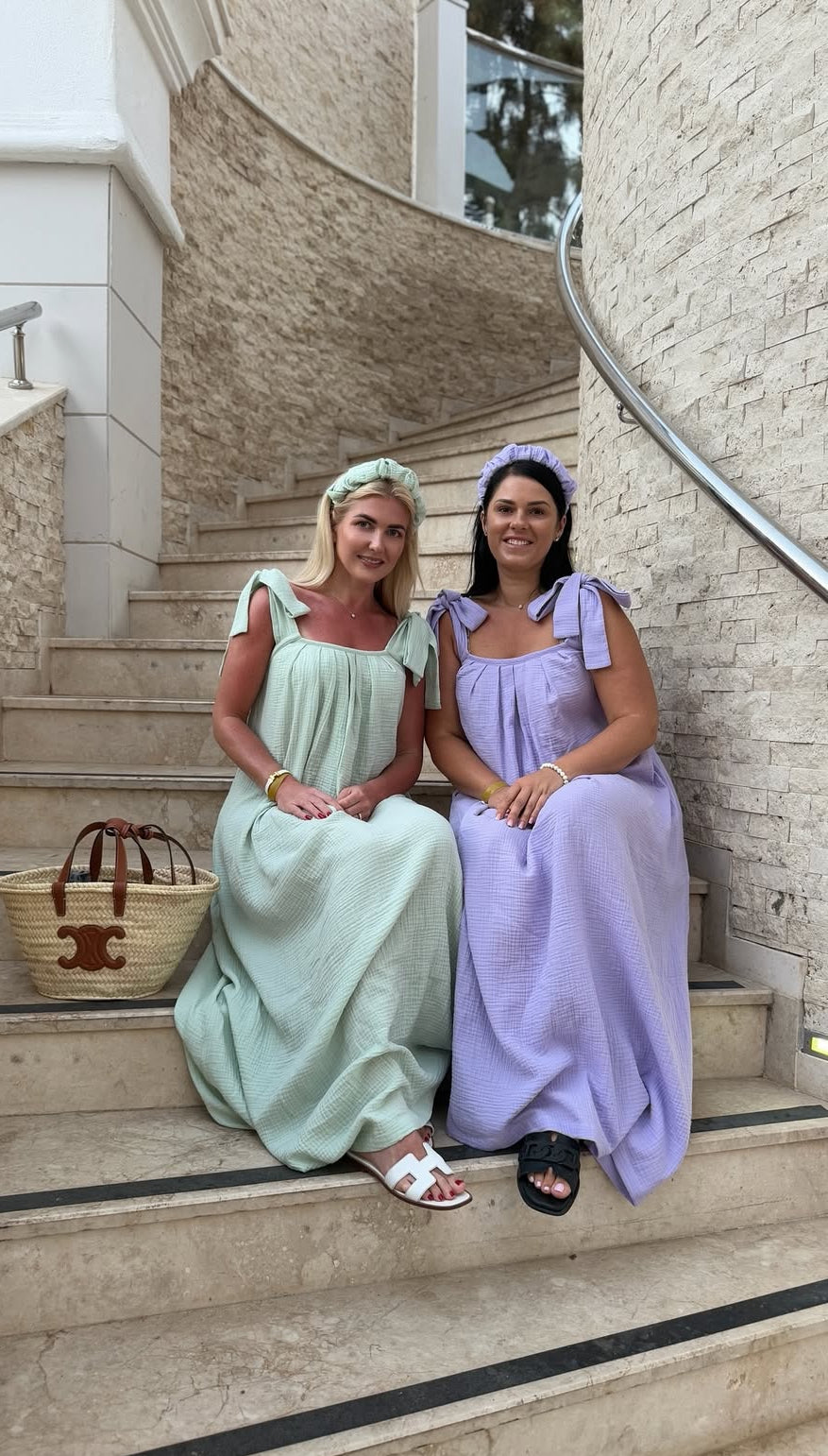 Muslin Travel Dress Lilac