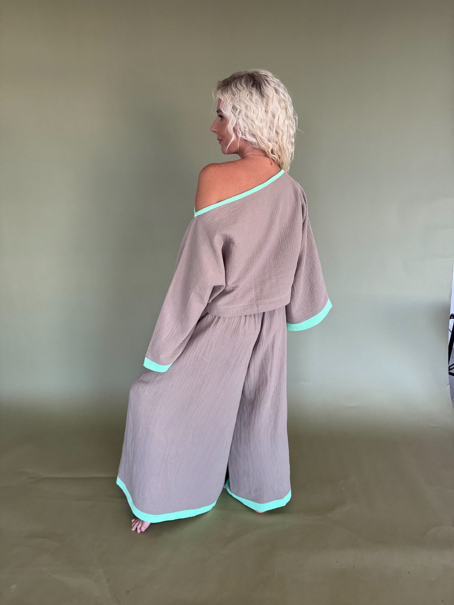 The Muslin Flow Set - Sand Lime