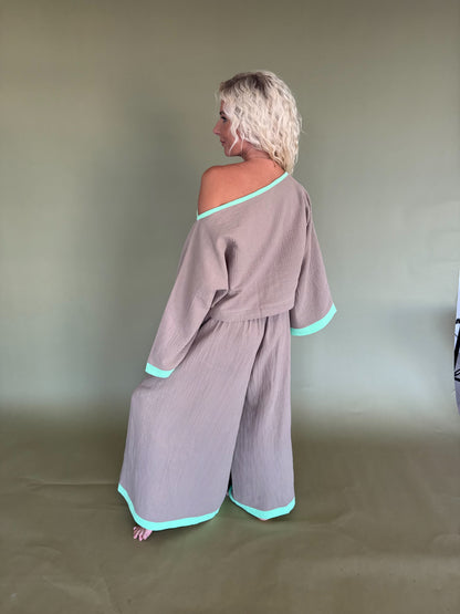 The Muslin Flow Set - Sand Lime