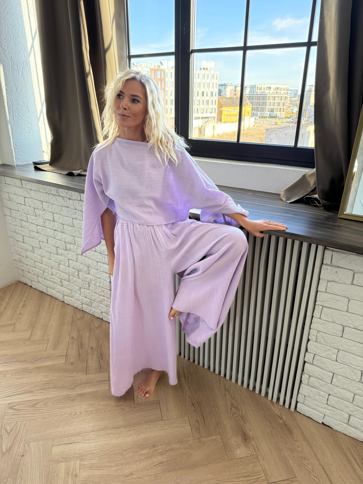 Musliin Flow Set - Lilac