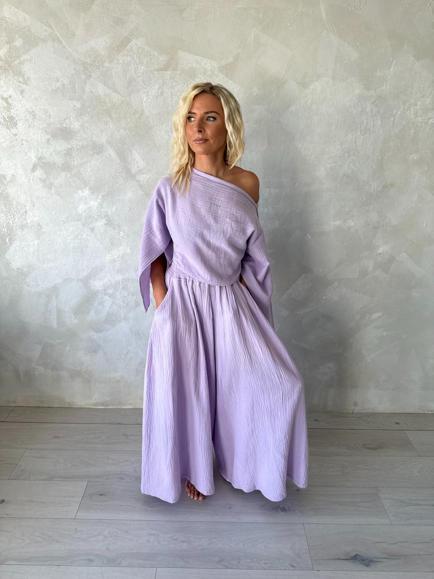Musliin Flow Set - Lilac