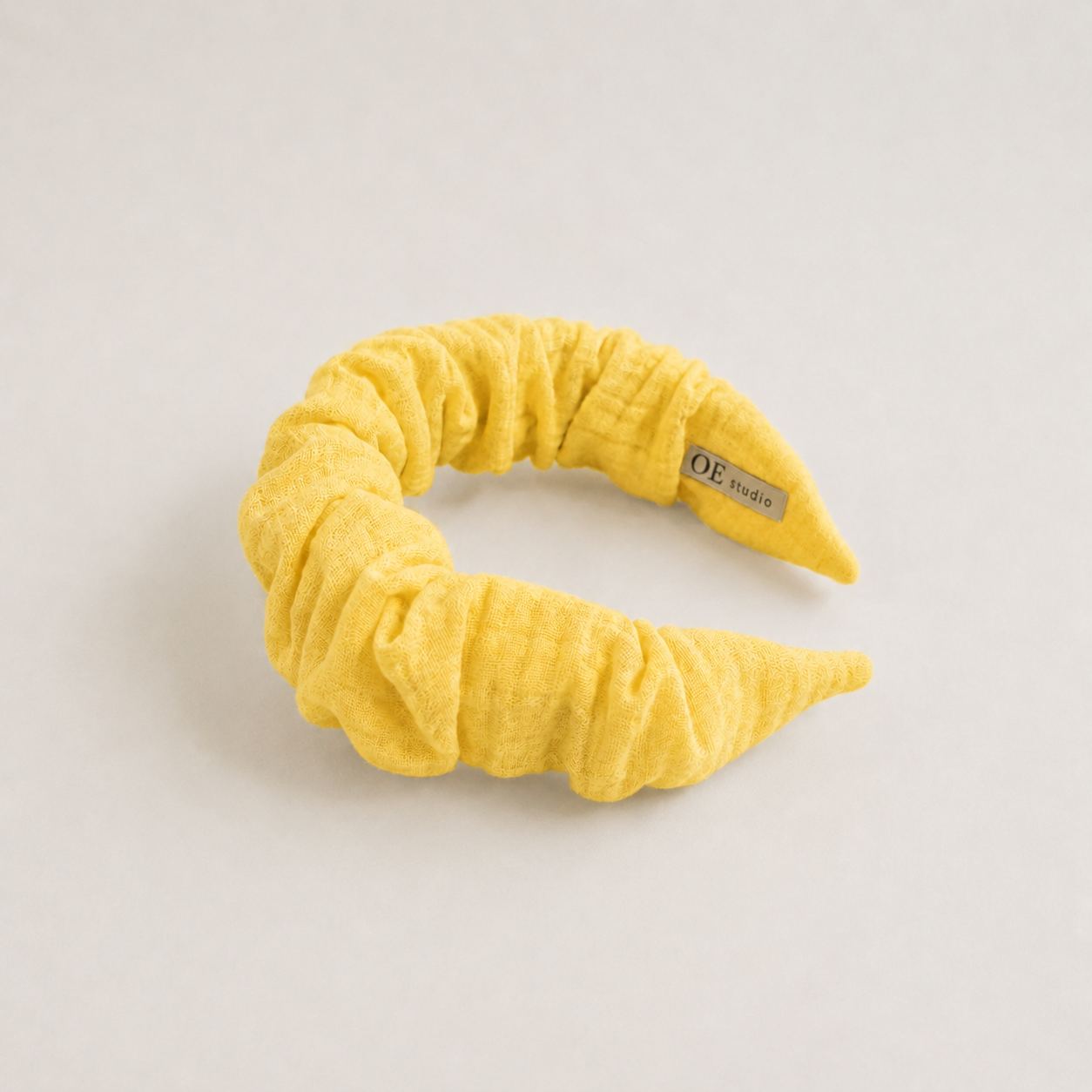 Muslin headband Yellow