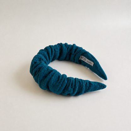 Muslin headband Dark Teal