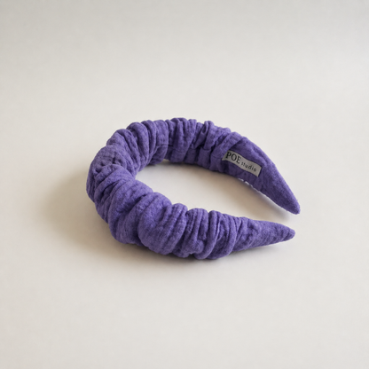 Muslin headband Lavendel