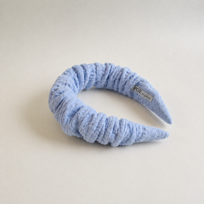 Muslin headband Powder Blue