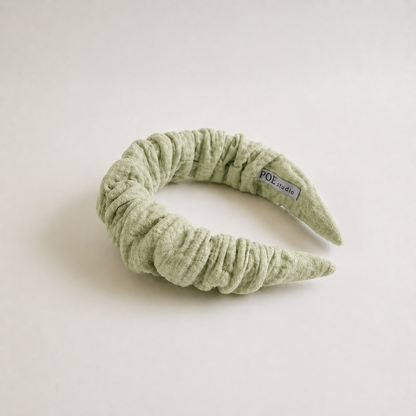 Muslin headband Pistachio Green