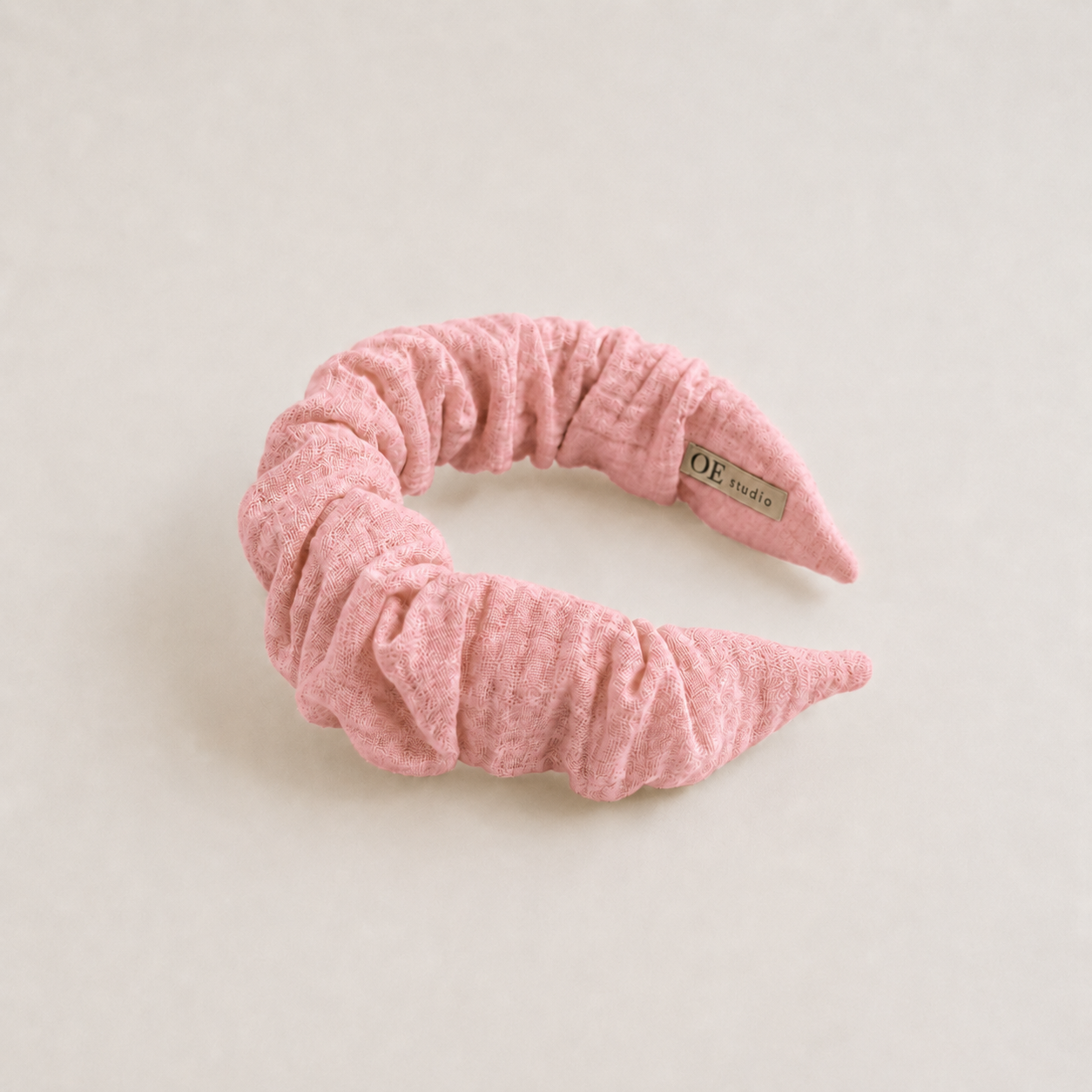 Muslin headband Rose