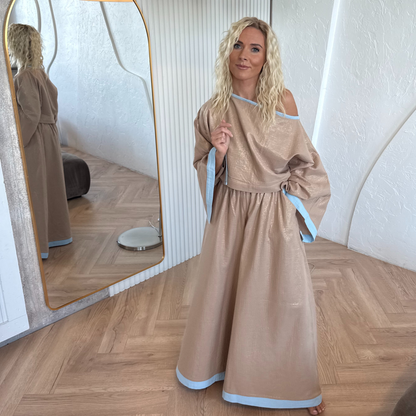 The Muslin Flow Set - Sandy Sky