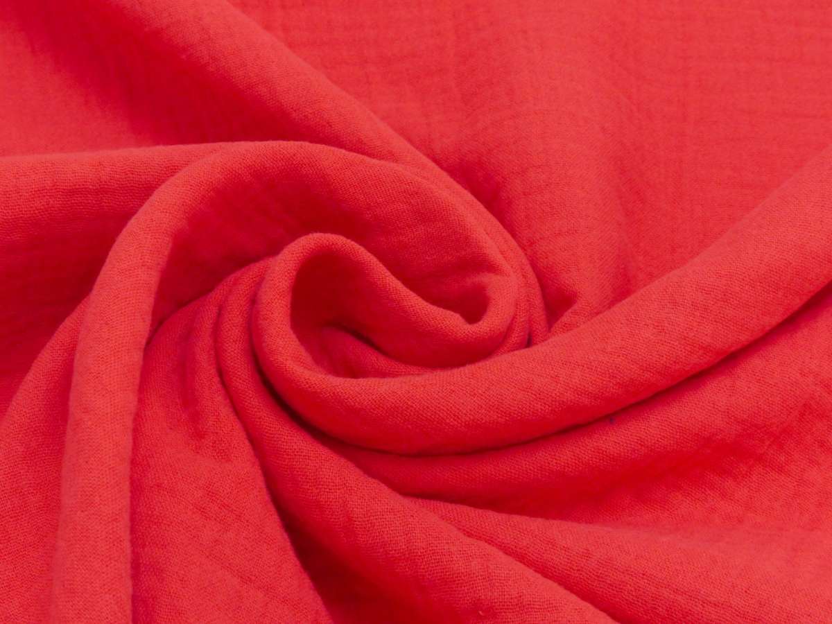 Muslin Travel Dress Ruby Red